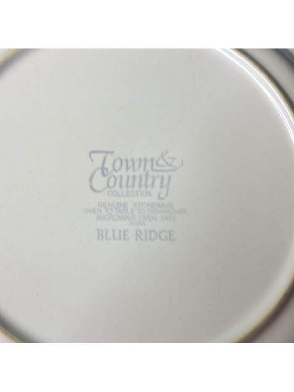 Town & Country Collection Blue Ridge Dinner Plate - Picture 2 of 3